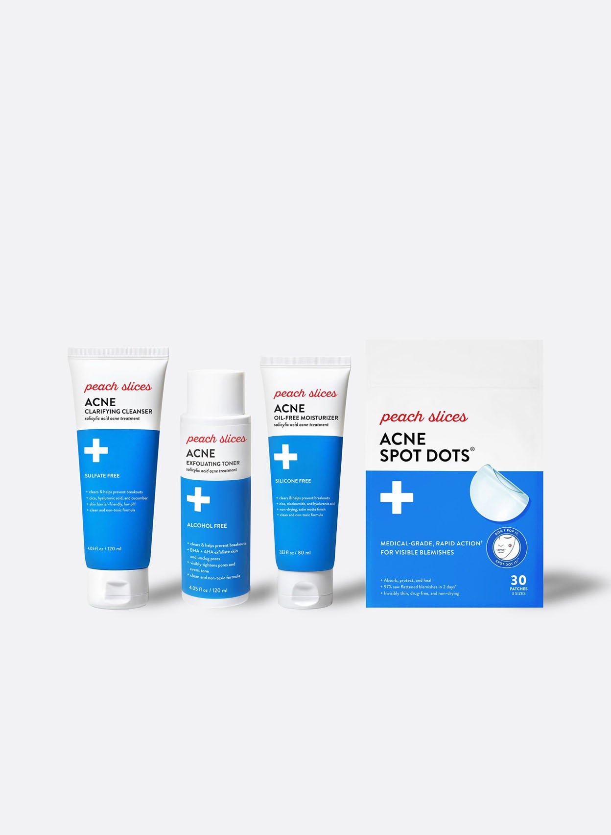 피치 슬라이스 4단계 여드름 케어 키트