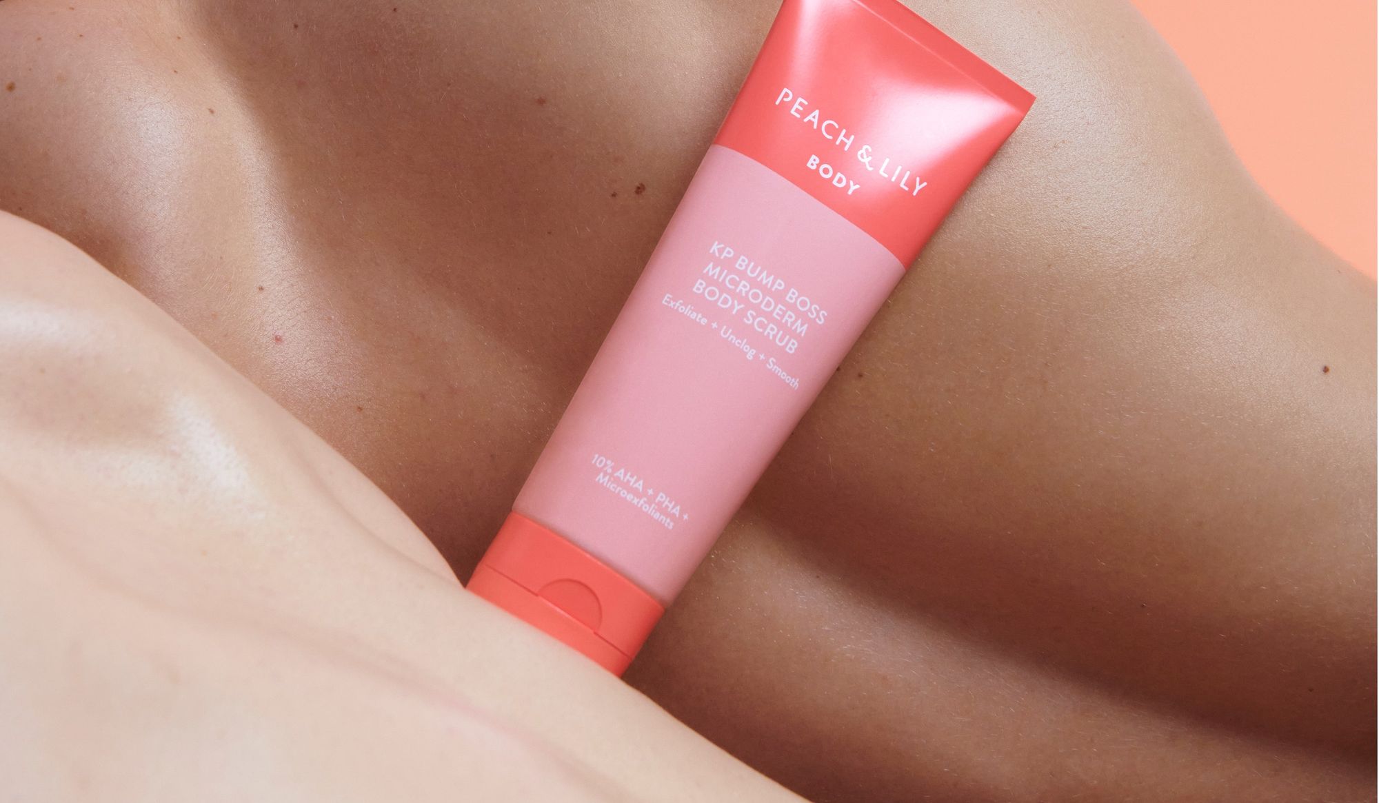 KP Bump Boss Microderm Body Scrub: behind-the-scenes