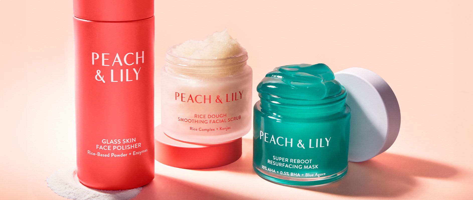 Peach & Lily Korean Exfoliators for All Skin Types