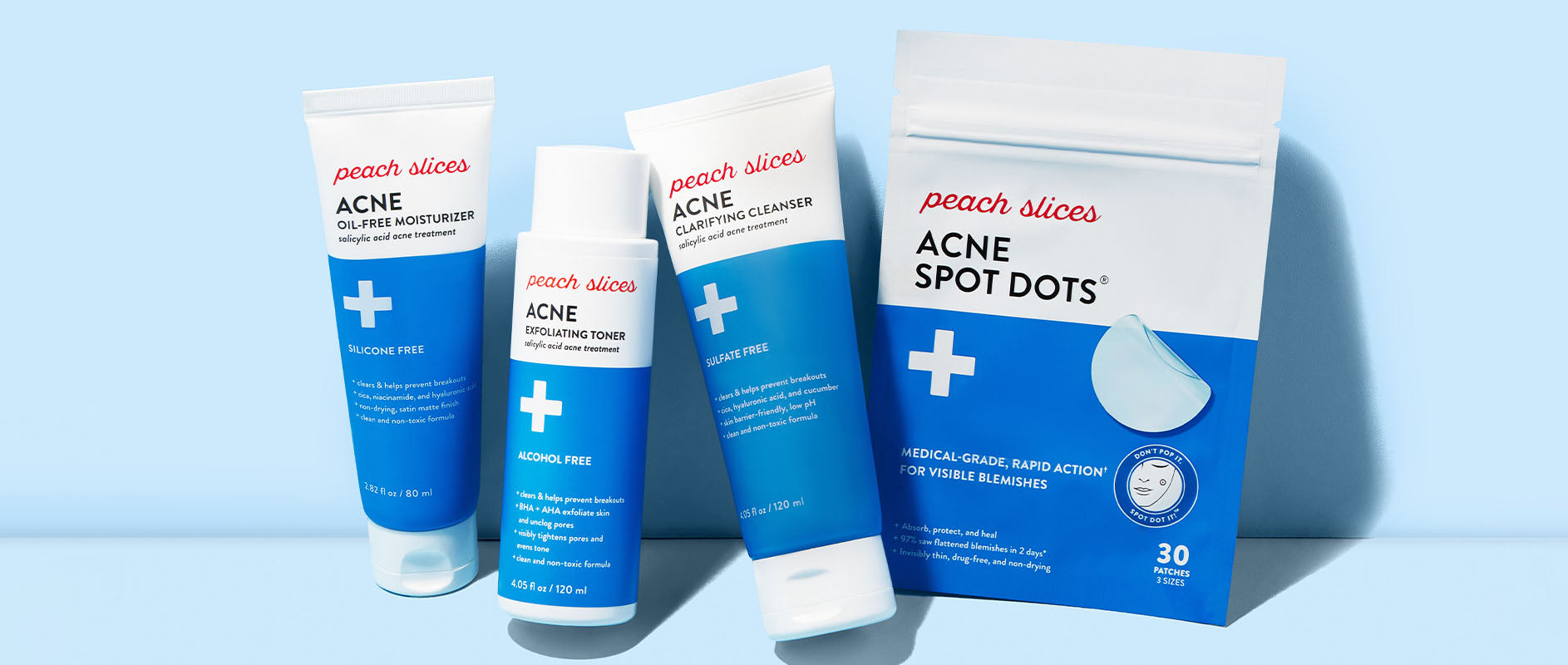 Peach Slices Acne OTC Collection