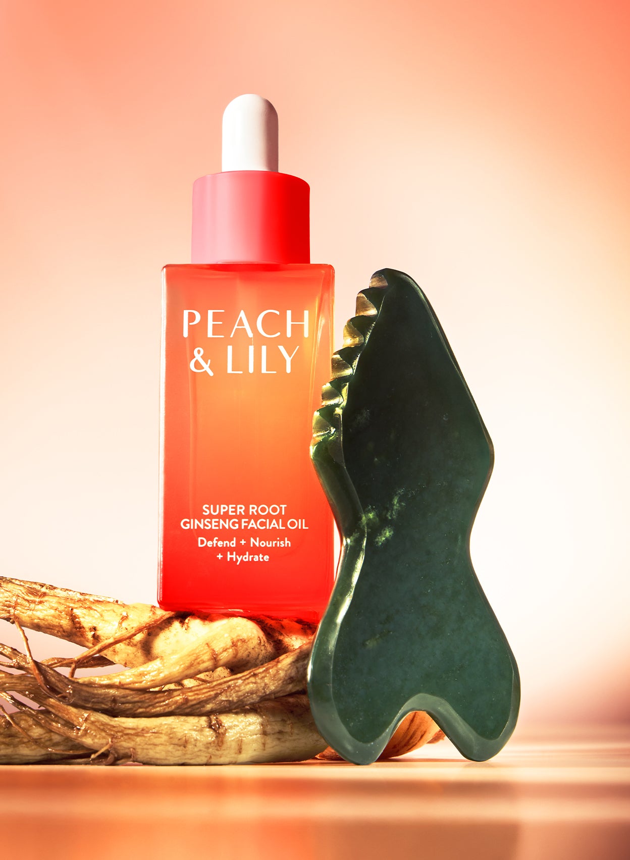 Super Root Ginseng Facial Oil Korean | Peach & Lily