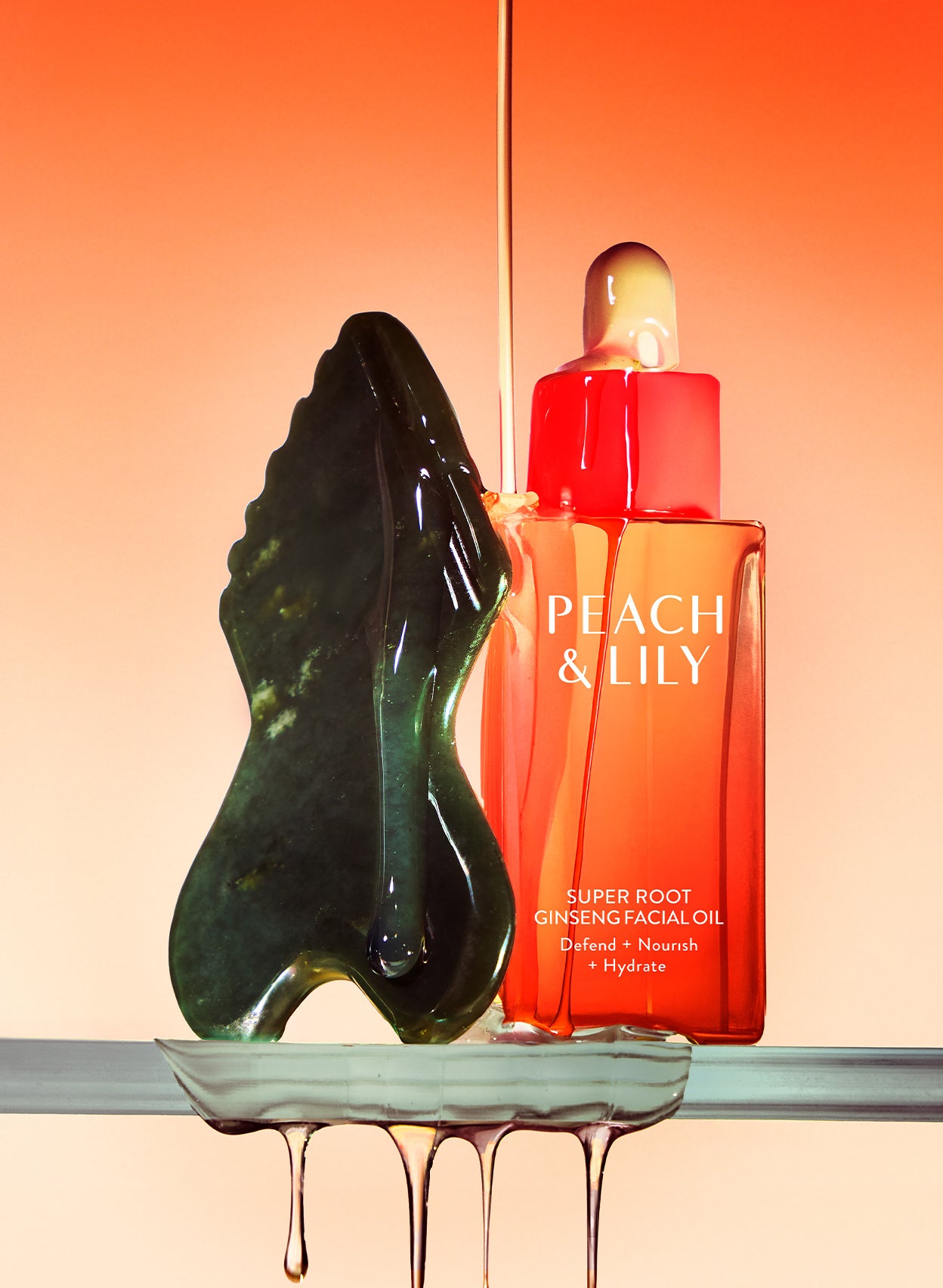 Super Root Ginseng Facial Oil Korean | Peach & Lily
