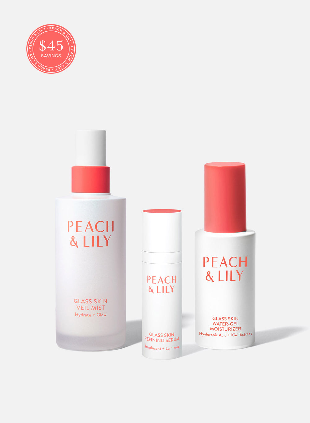 Glass Skin Radiance Skincare Trio Bundle | Peach & Lily