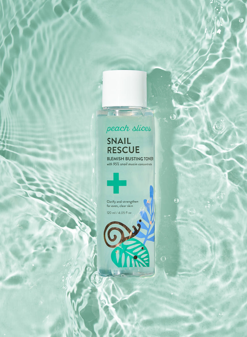Peach Slices Snail Rescue Blemish Busting Toner w/ Snail Mucin